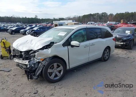 2018 Honda Odyssey Ex-L from USA, damaged, VIN 5FNRL6H75JB055288